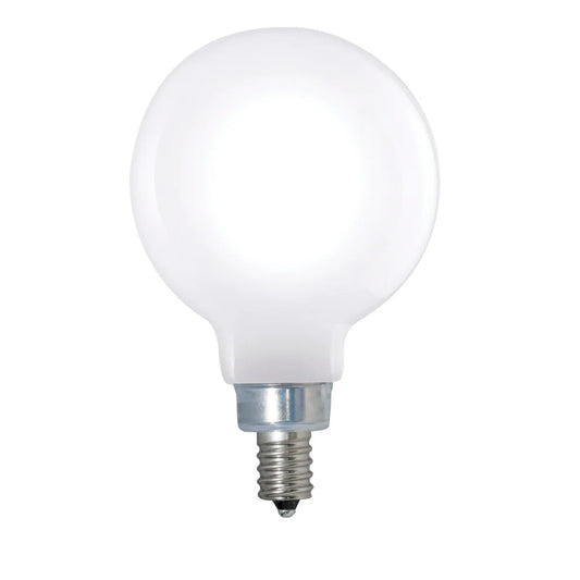 MILKY ROUND CANDELABRA LED G16 BULB